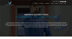 Desktop Screenshot of americansecurityforce.com