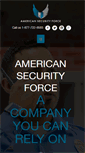 Mobile Screenshot of americansecurityforce.com